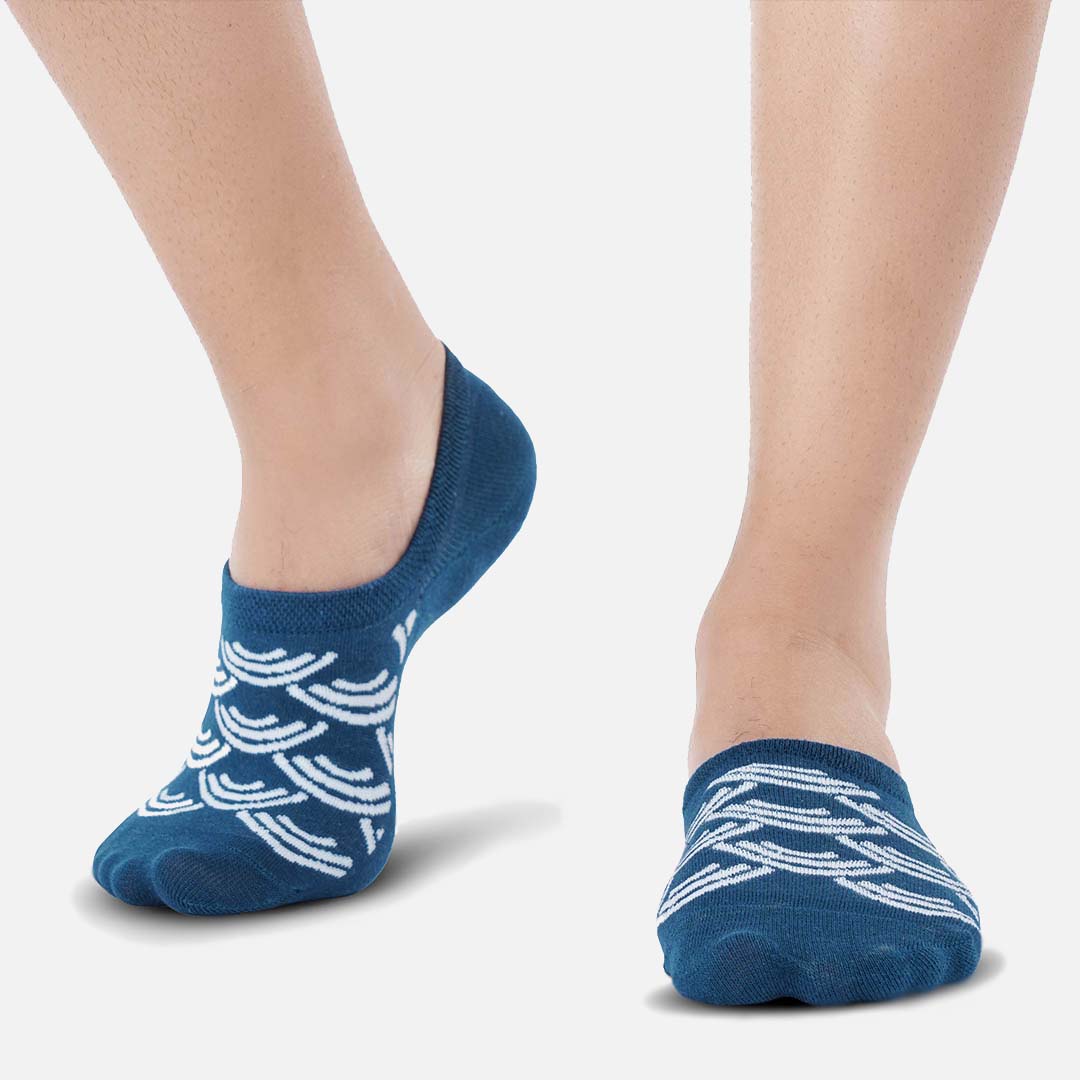 ALBURY BLUE & WHITE CLOUDS SOCKS