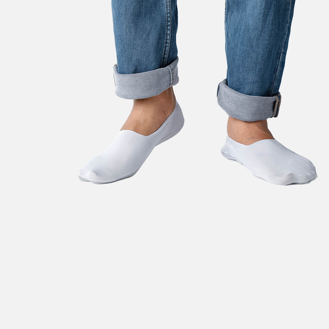 Oslo Powder Loafer Socks - Blue