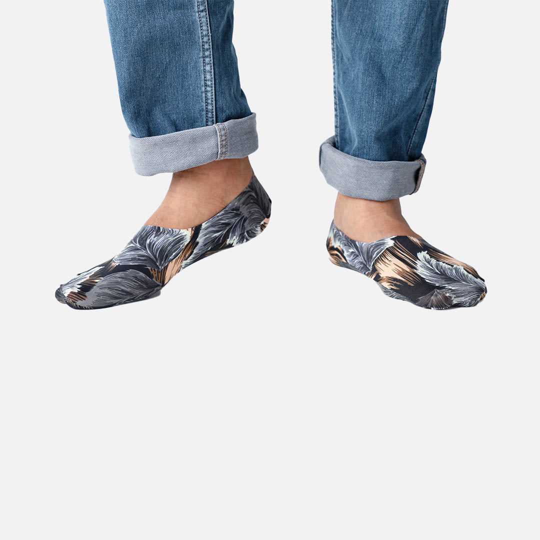 Saffari Loafer Socks - Black
