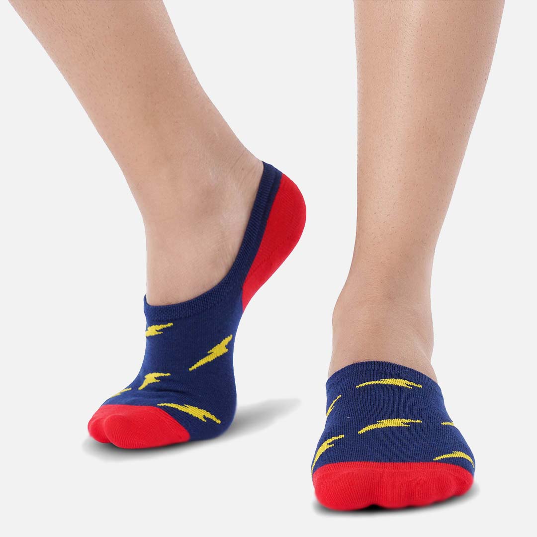 ALBURY BLUE & RED FLASH SOCKS