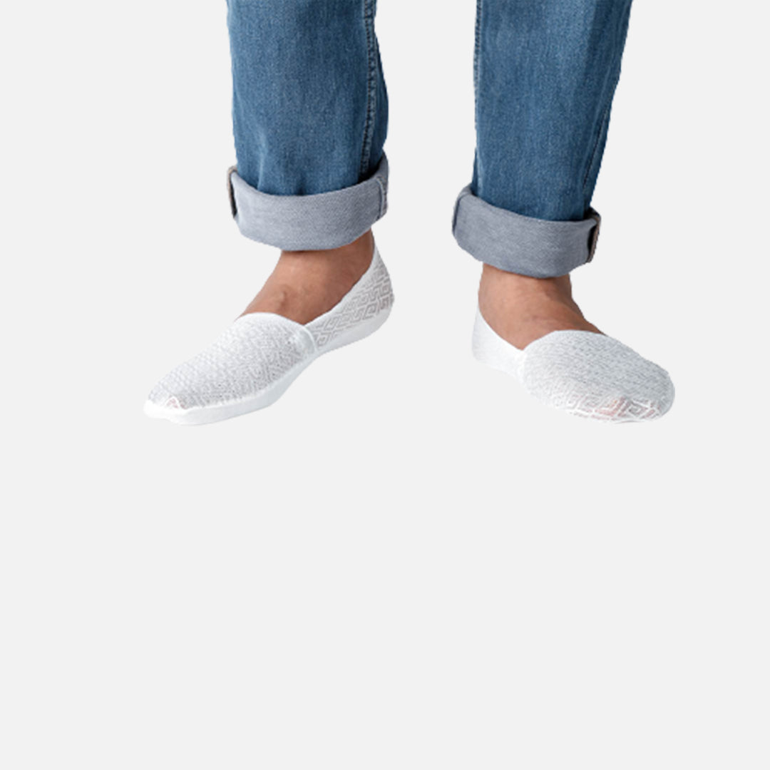 Kyoto Loafer Socks - White