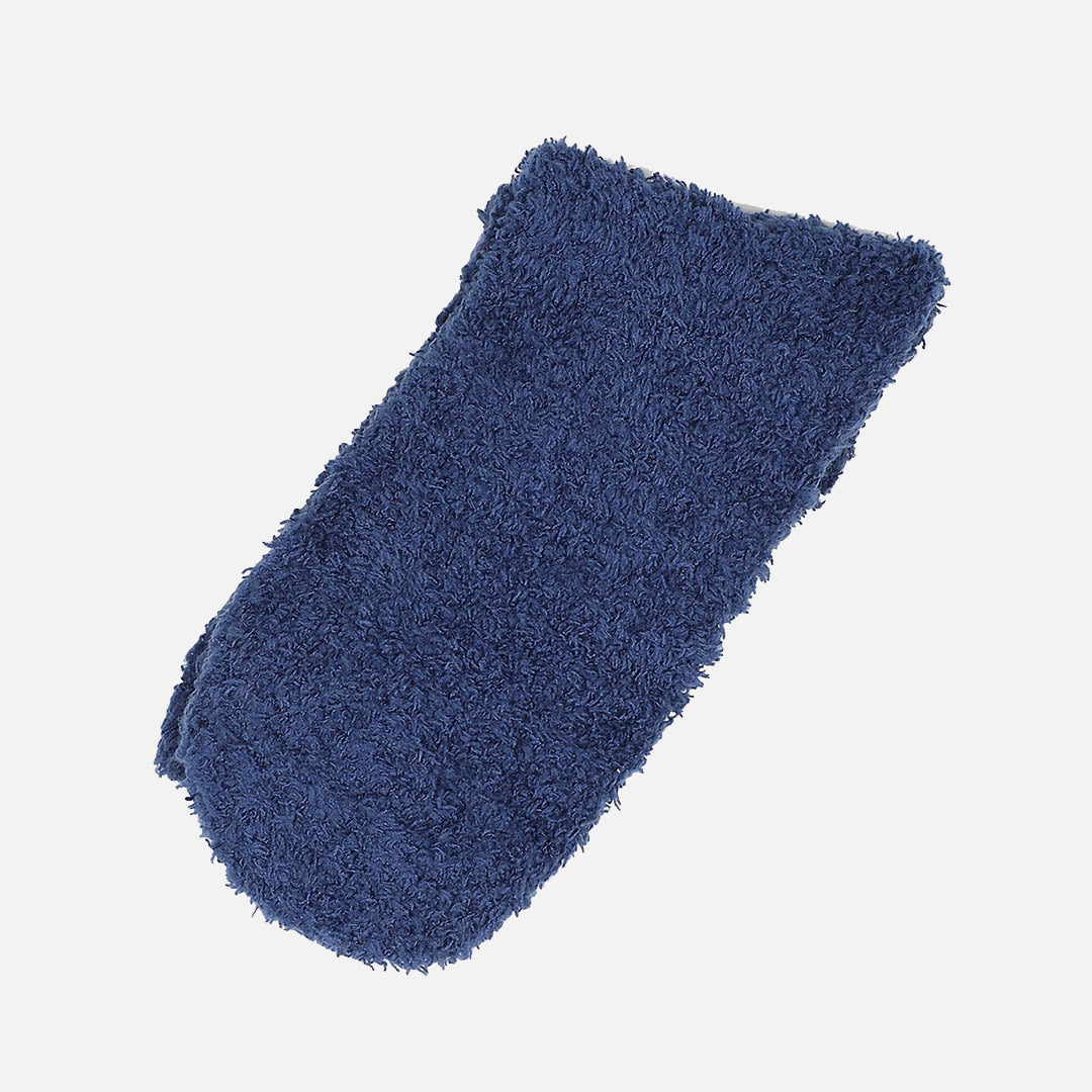 FLEECE BLUE - CREW SOCKS