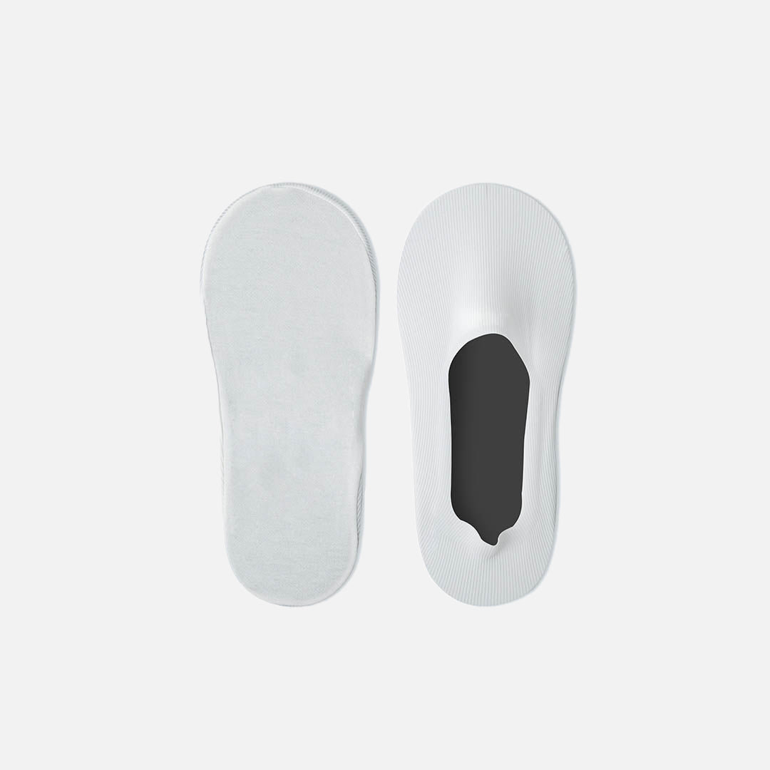 Sion Loafer Socks - White