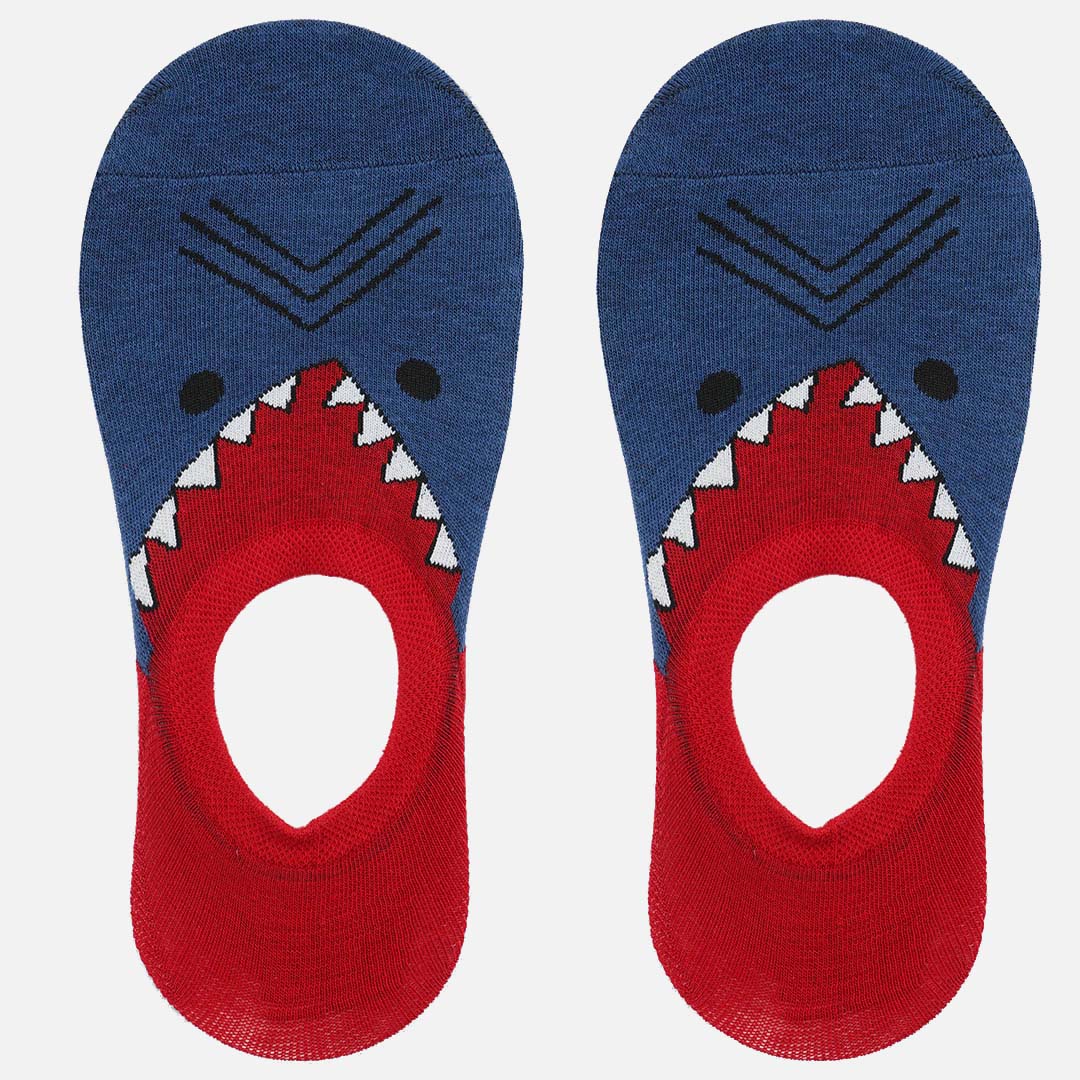 ALBURY BLUE & RED SHARK SOCKS