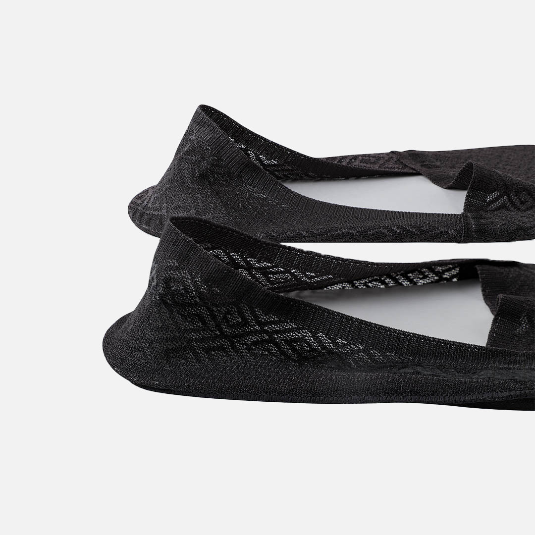 Kyoto Charcoal Loafer Socks