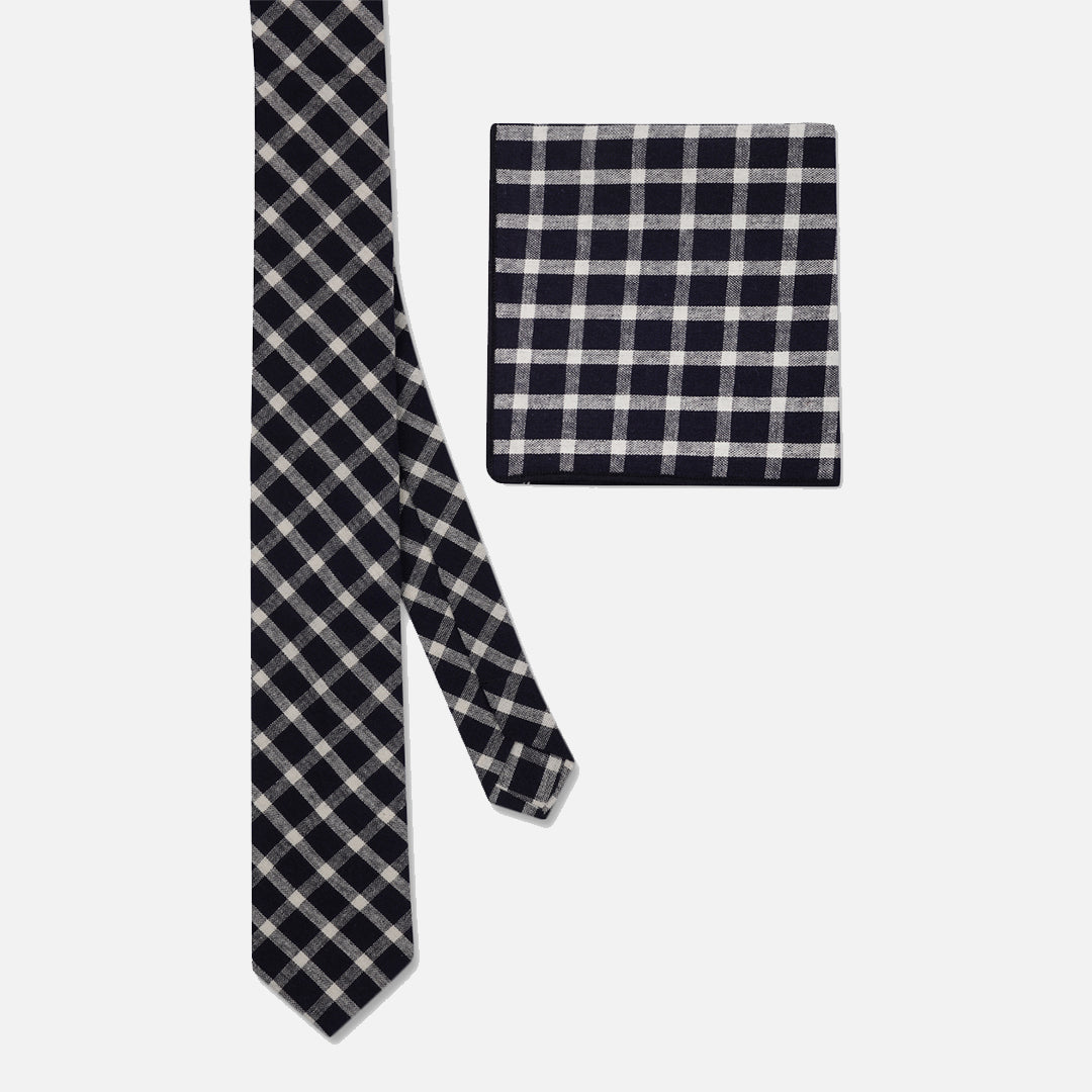 Neck Tie with Pocket Square