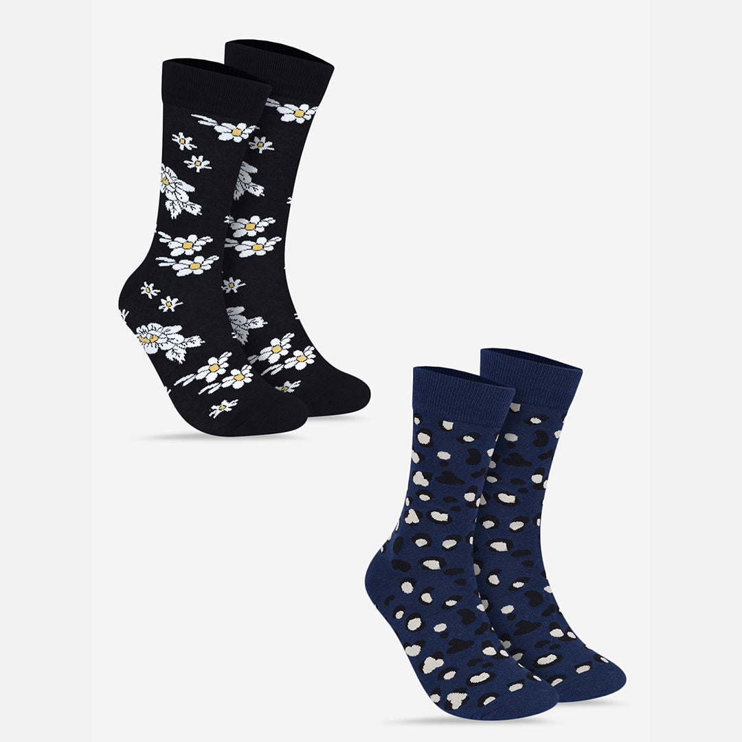 Crew Length Socks - Pack of 2 Pairs