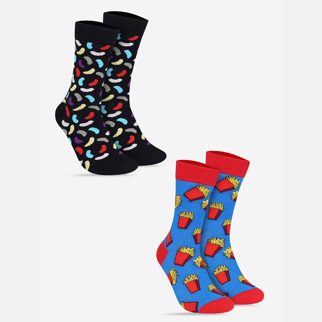 Crew Length Socks - Pack of 2 Pairs