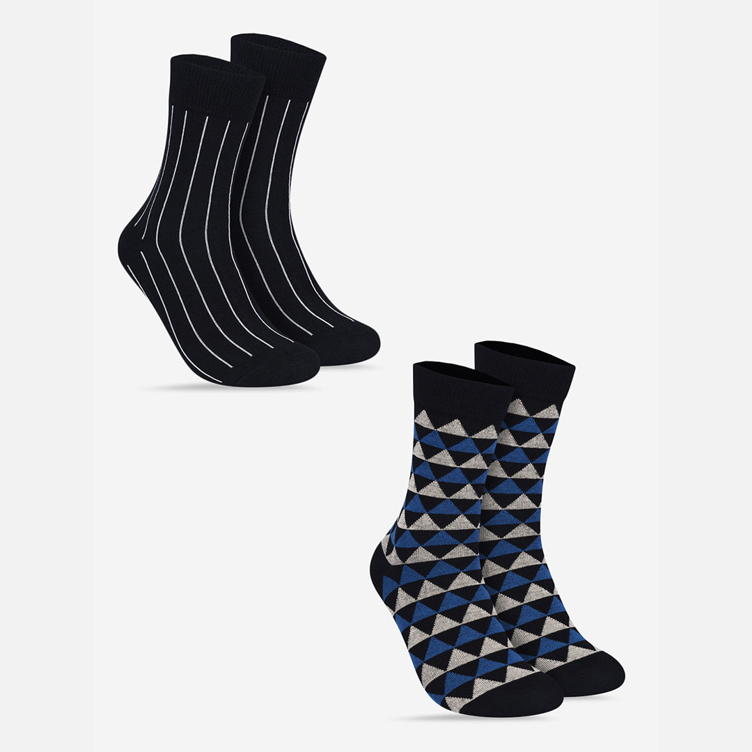 CREW LENGTH SOCKS COMBO 5 - PACK OF 2 PAIRS