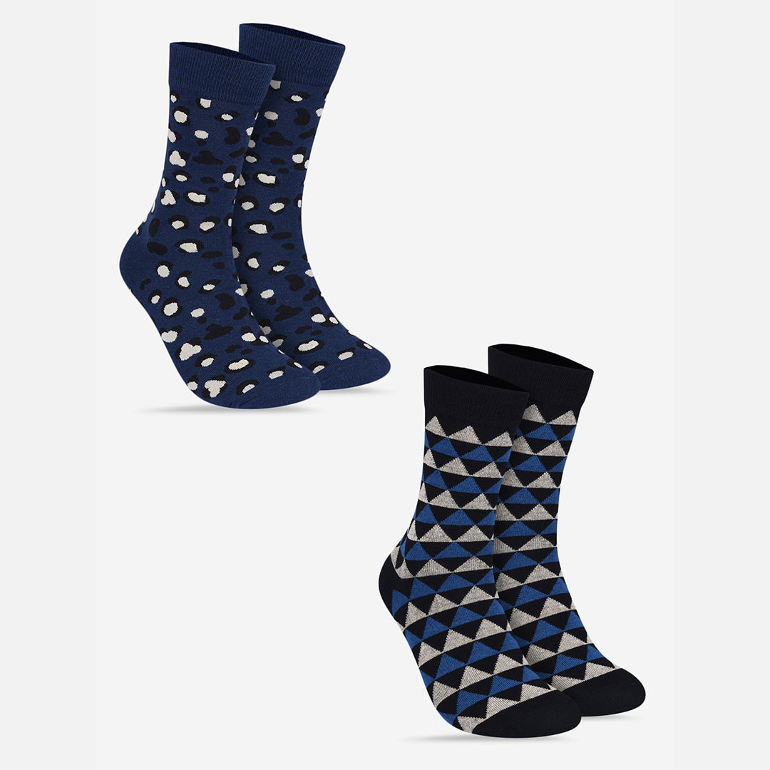 Crew Length Socks - Pack of 2 Pairs