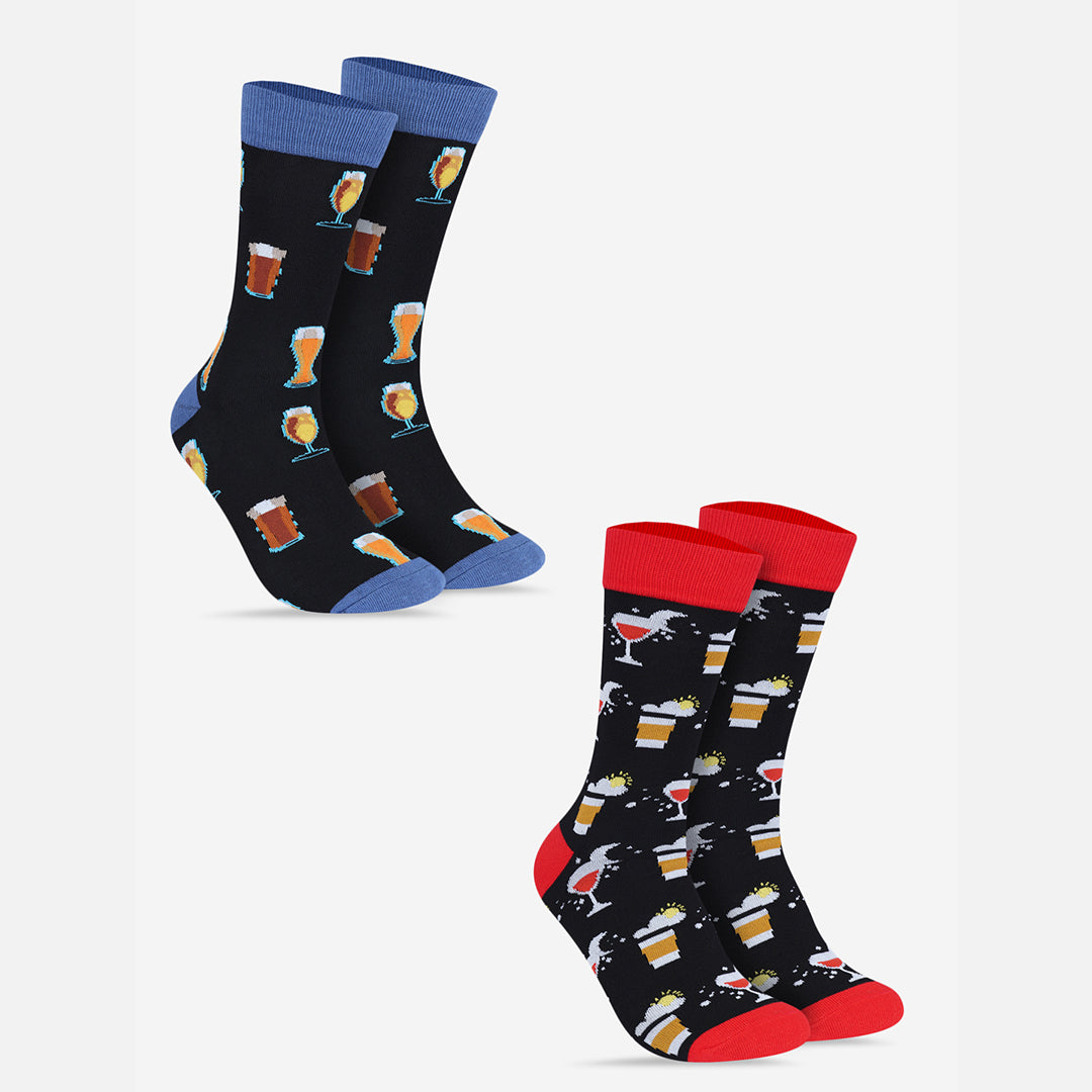 Crew Length Socks - Pack of 2 Pairs