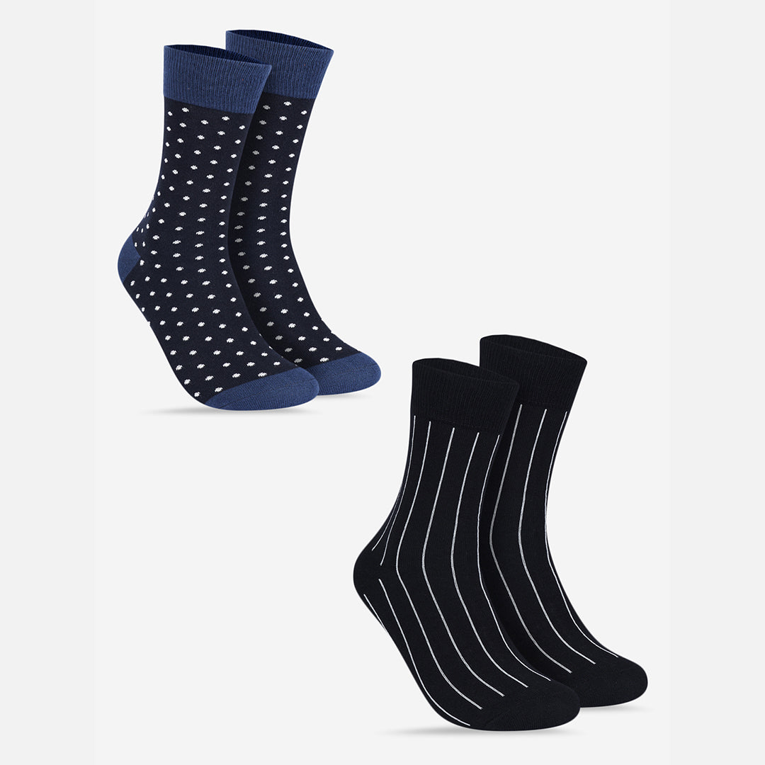 CREW LENGTH SOCKS COMBO 3 - PACK OF 2 PAIRS