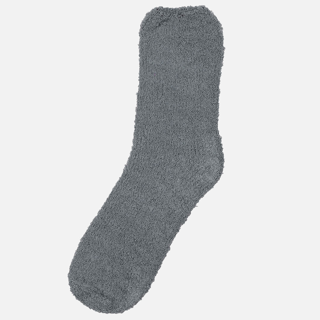 FLEECE GREY - CREW SOCKS