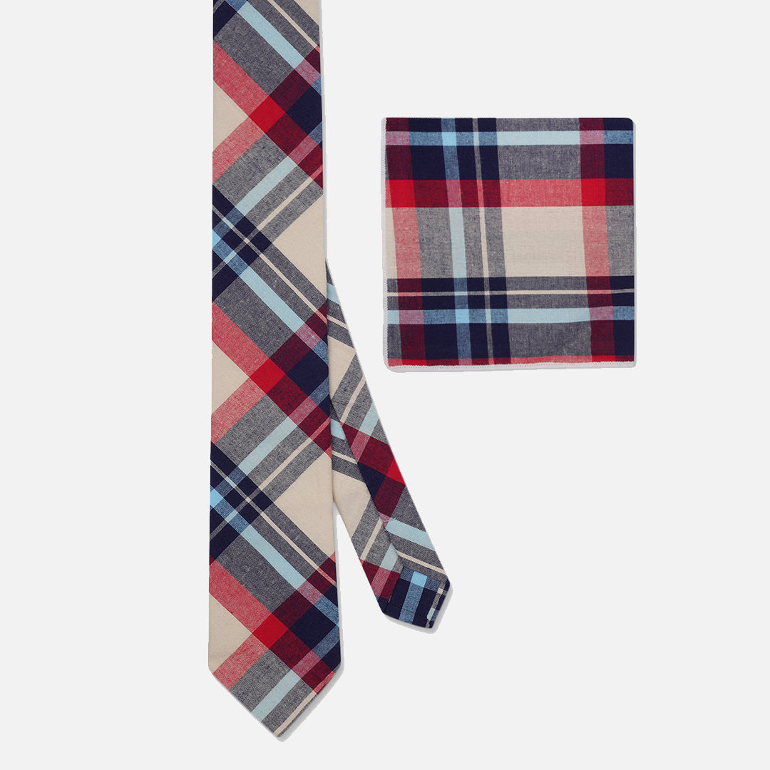 Neck Tie with Pocket Square