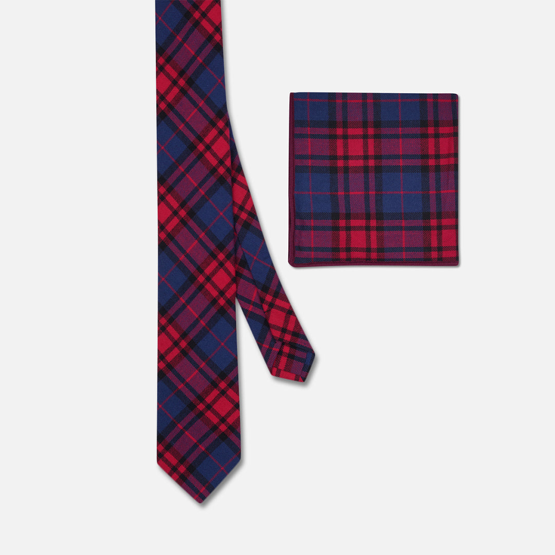 Neck Tie with Pocket Square
