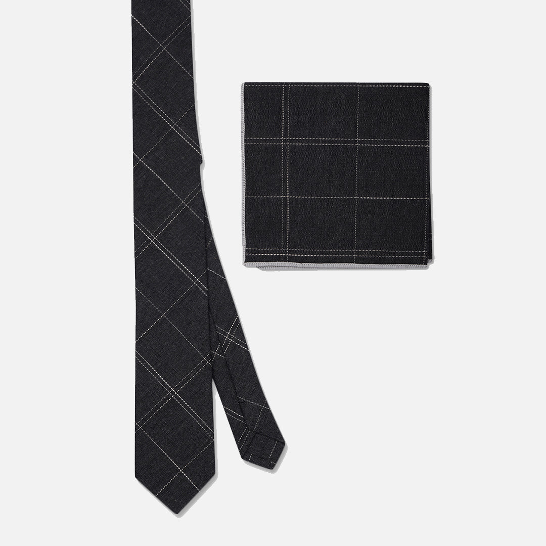 Neck Tie with Pocket Square