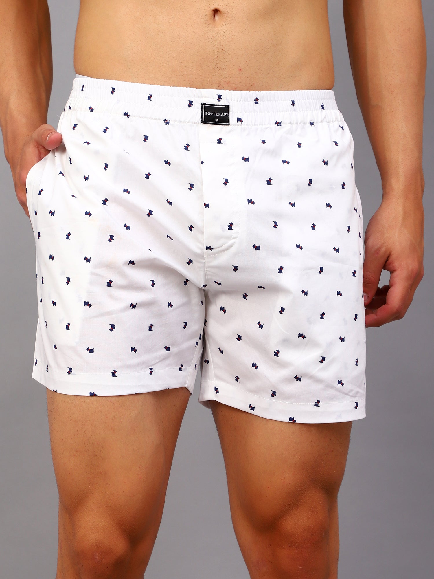 White Boxer Shorts
