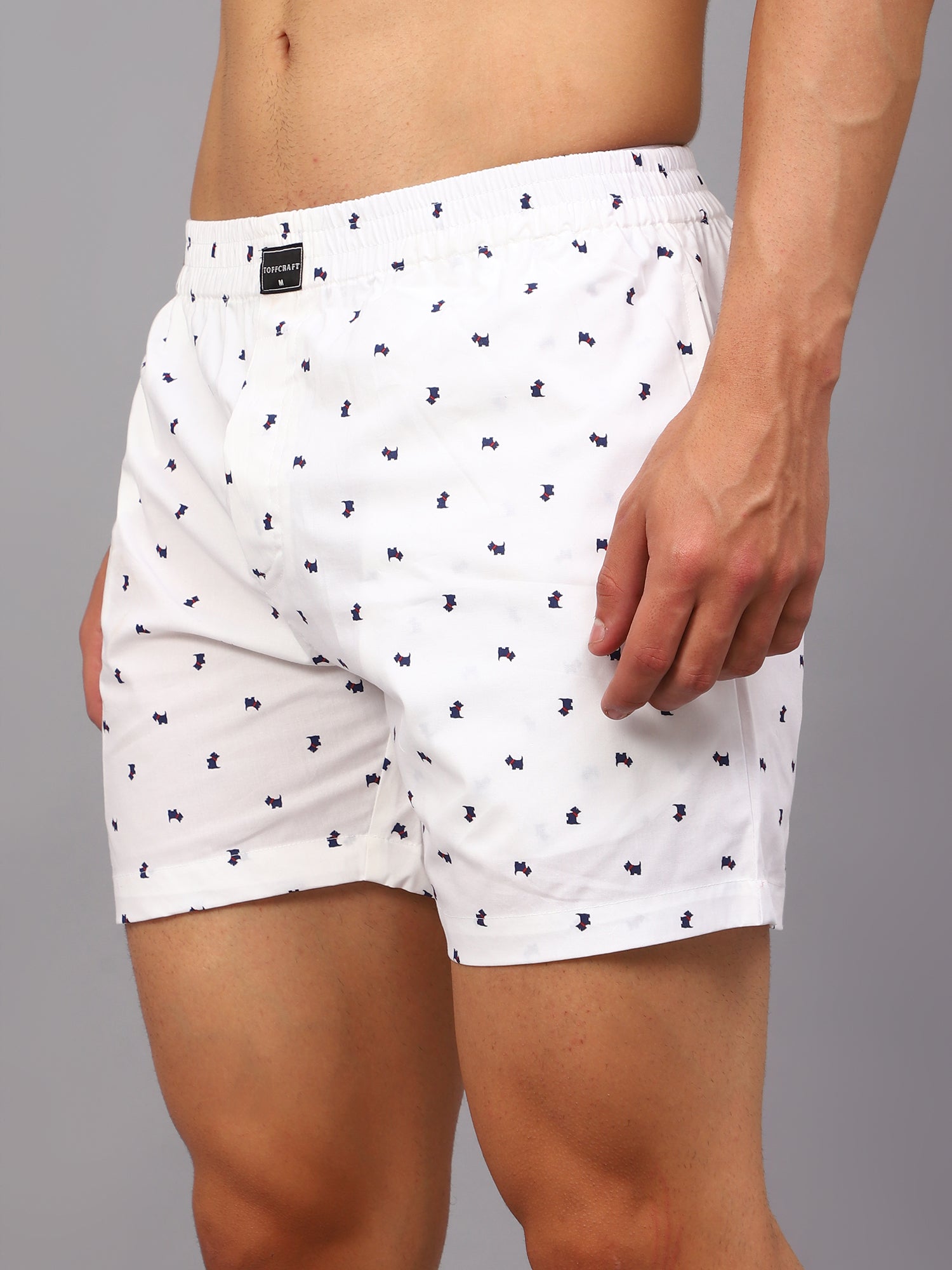 White Boxer Shorts