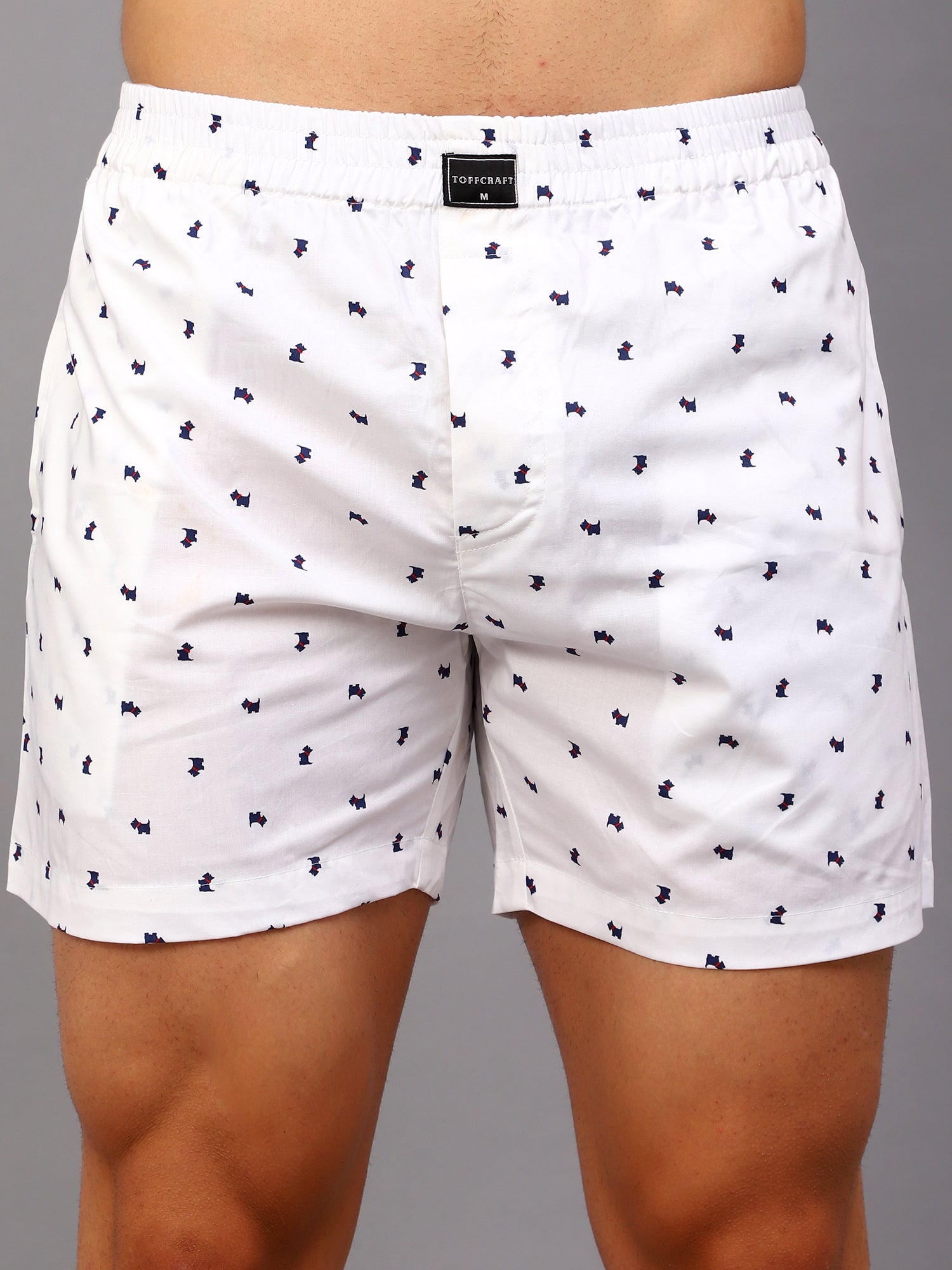 White Boxer Shorts