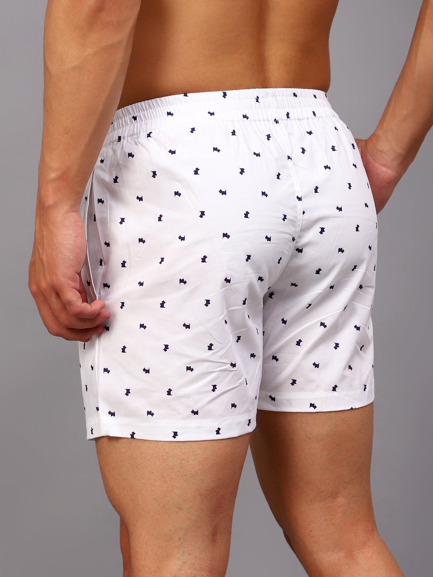 White Boxer Shorts