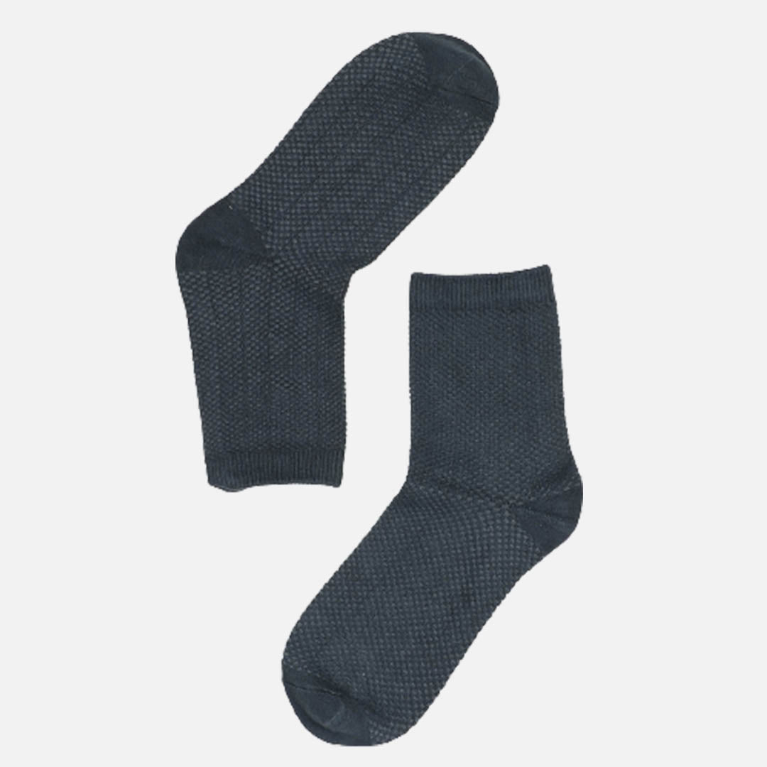 SEOUL DEEP CYAN - CREW SOCKS