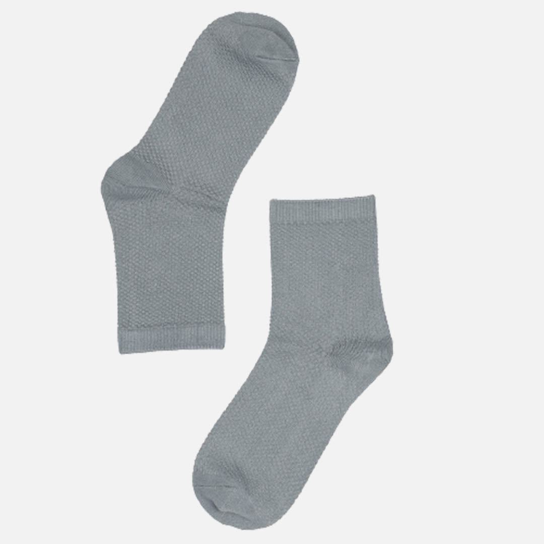 SEOUL TEAL GREY - CREW SOCKS