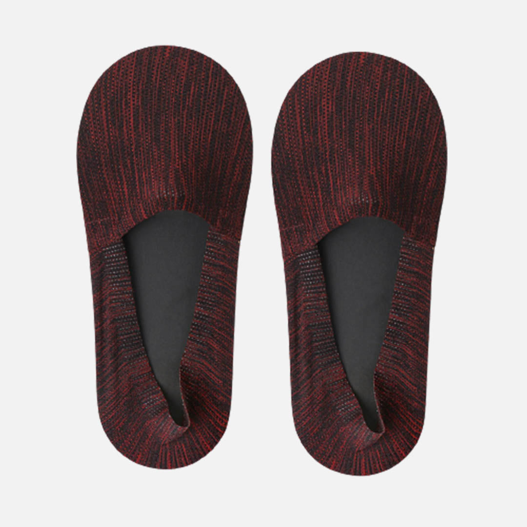 LYON SANGRIA MAROON - LOAFER SOCKS