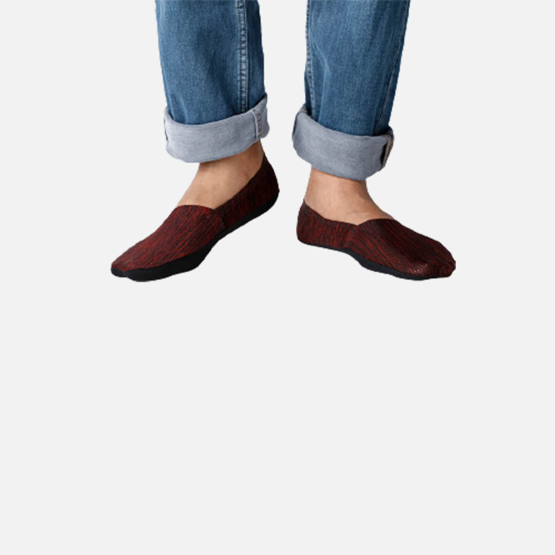 LYON SANGRIA MAROON - LOAFER SOCKS