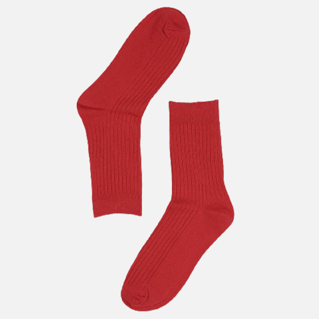 MANHATTAN RED - CREW SOCKS