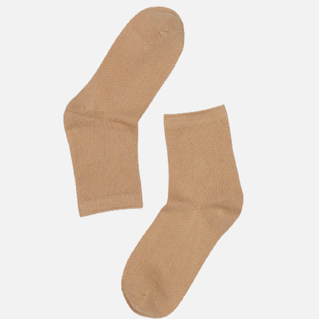 SEOUL BEIGE - CREW SOCKS