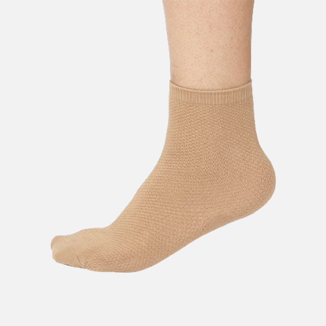 SEOUL BEIGE - CREW SOCKS