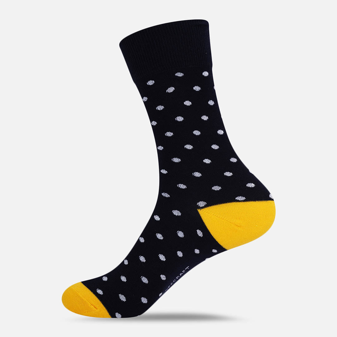 MUST POLKA CREW LENGTH SOCKS