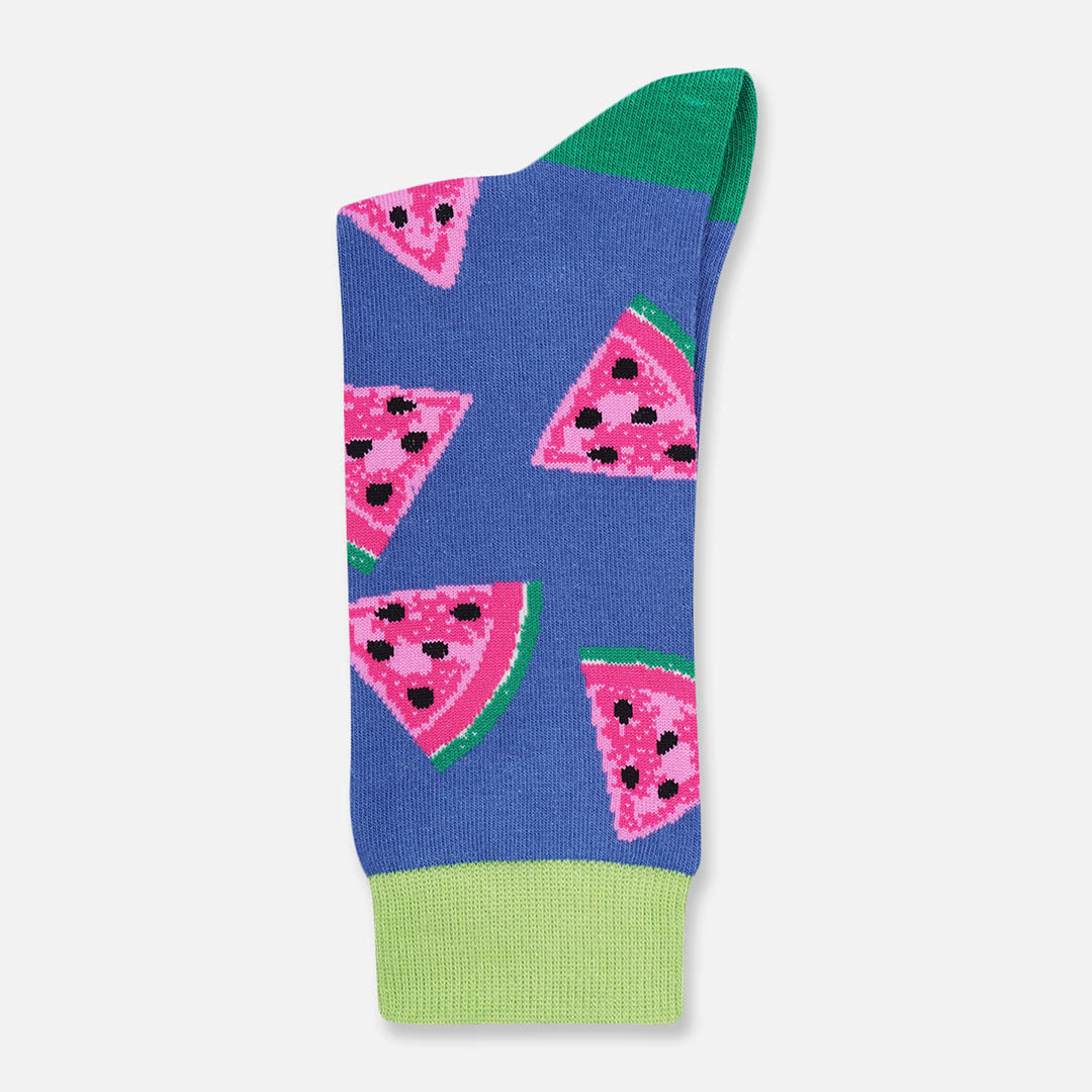 KOREAN MELON CREW LENGTH SOCKS
