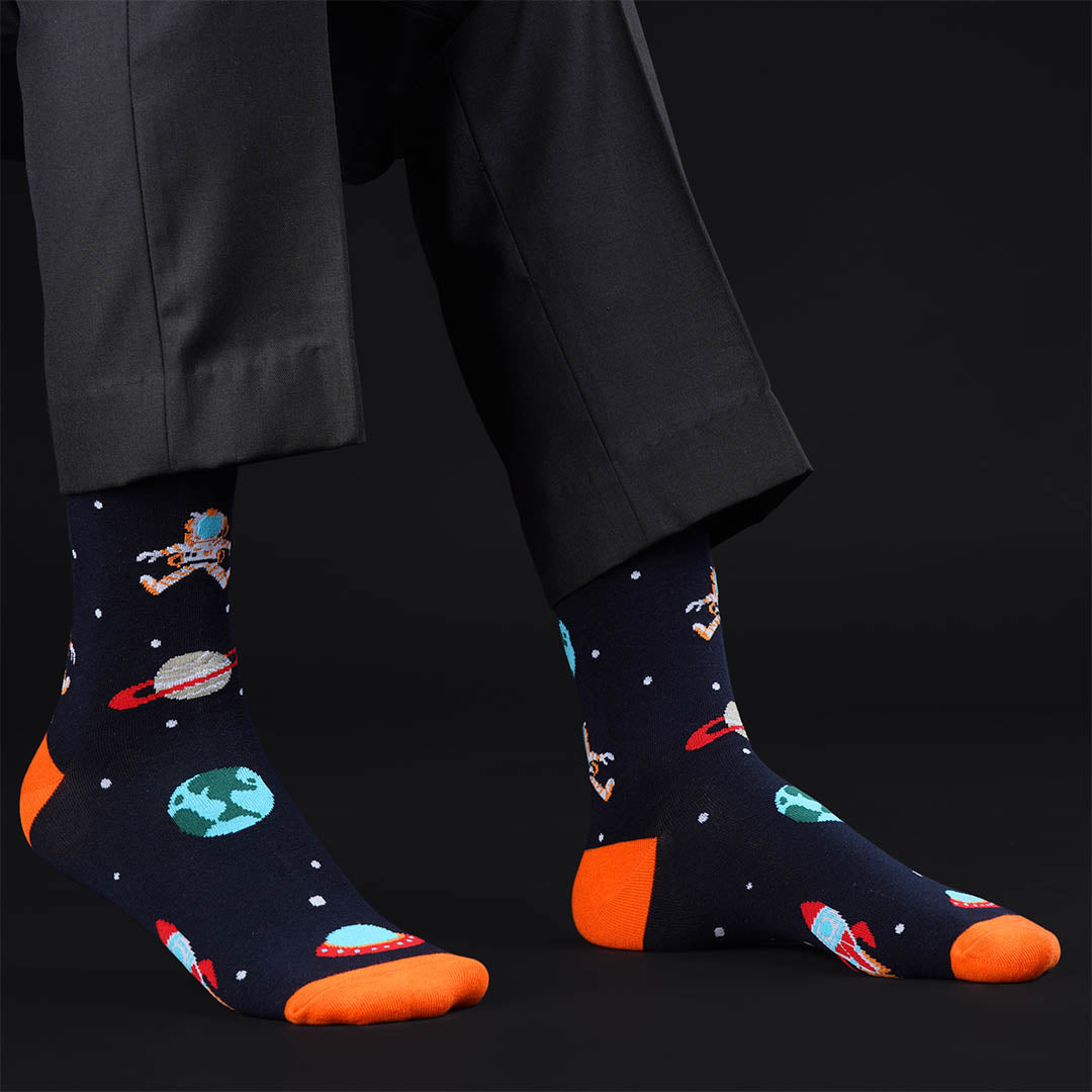 Fresno Space Crew Length Socks