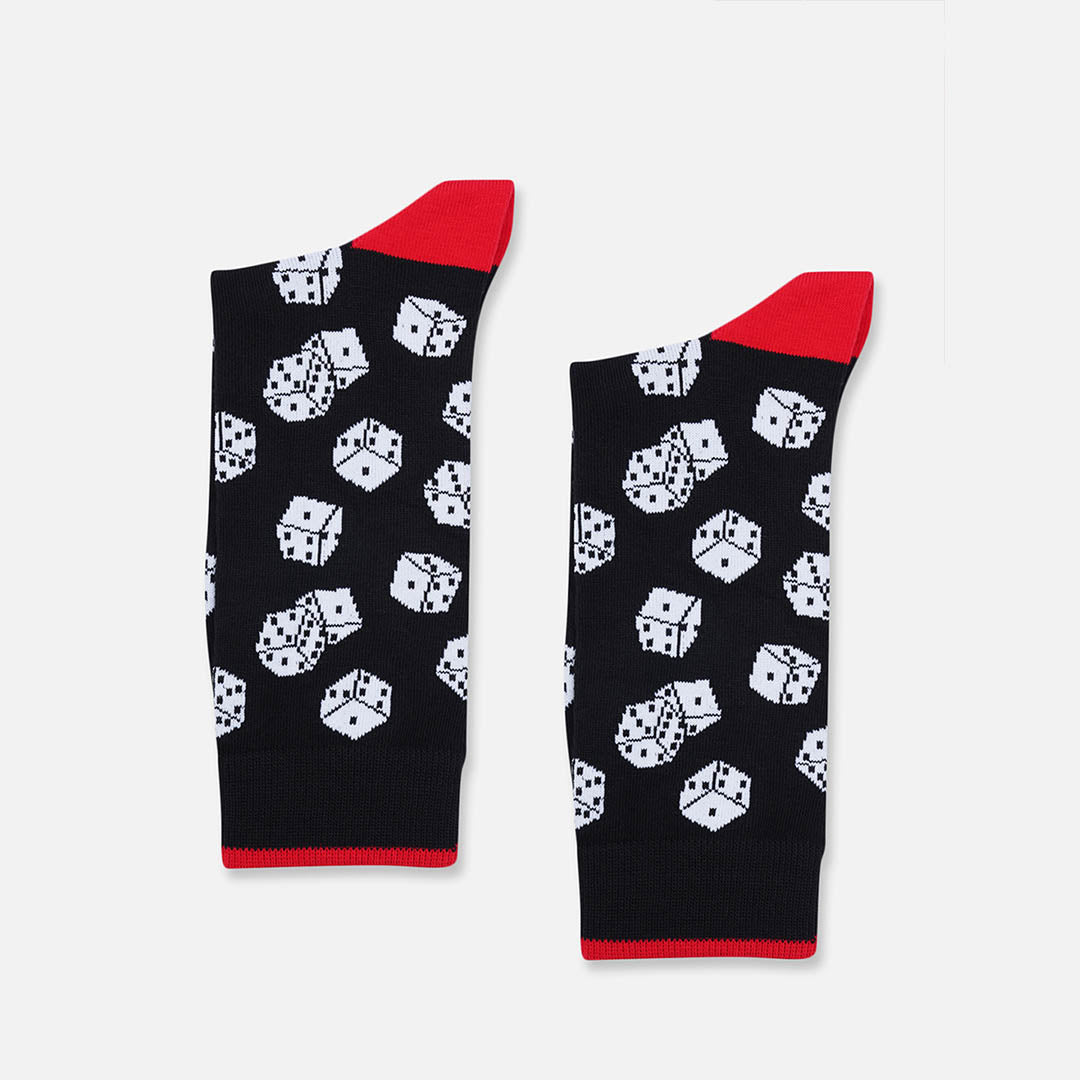 Dice Crew Length Socks
