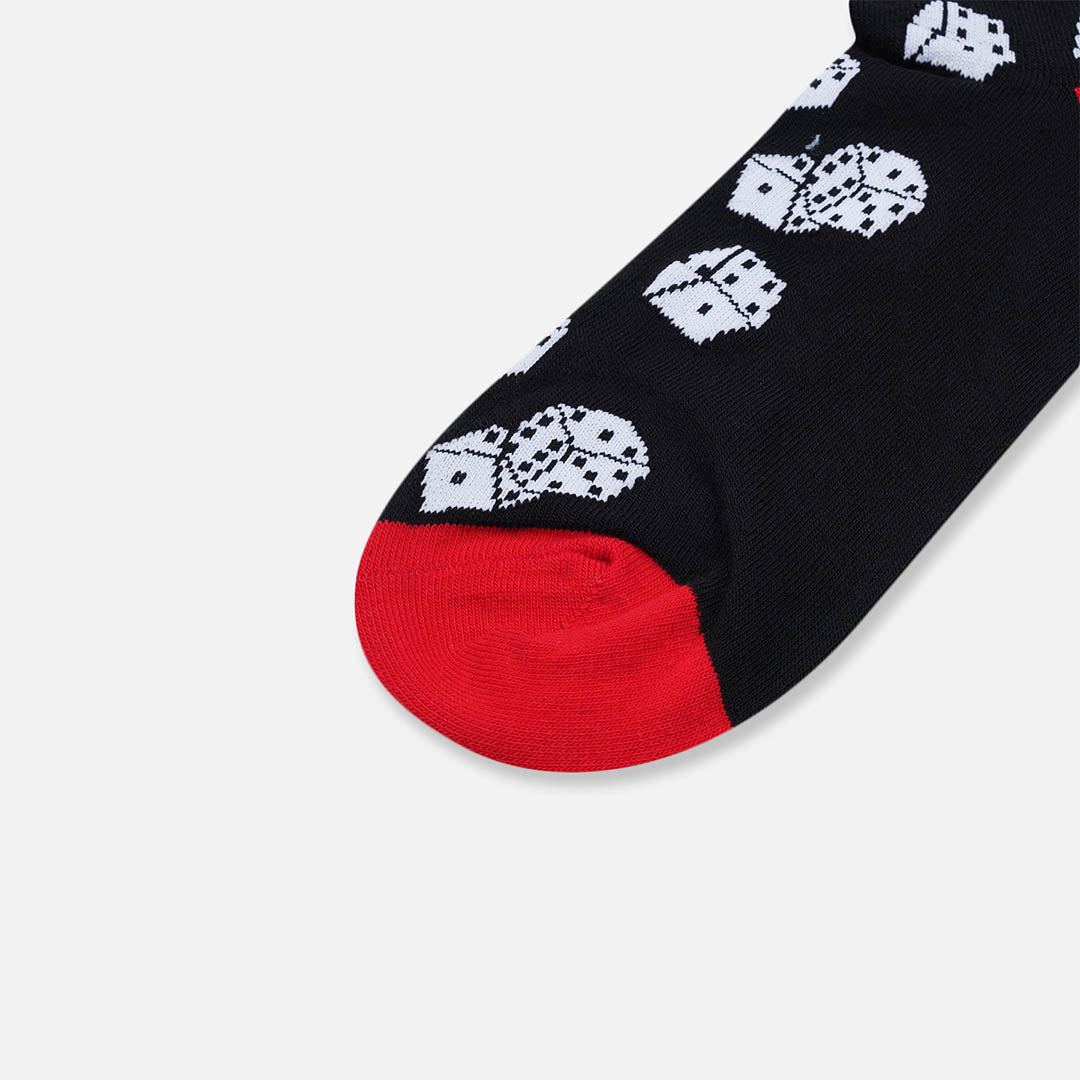 Dice Crew Length Socks