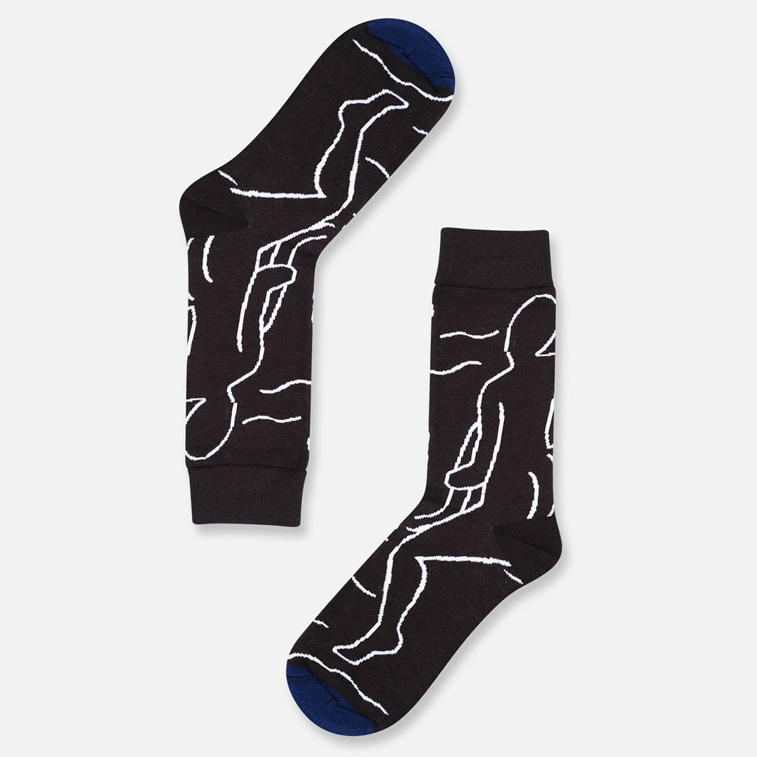 Sculpture Crew Length Socks