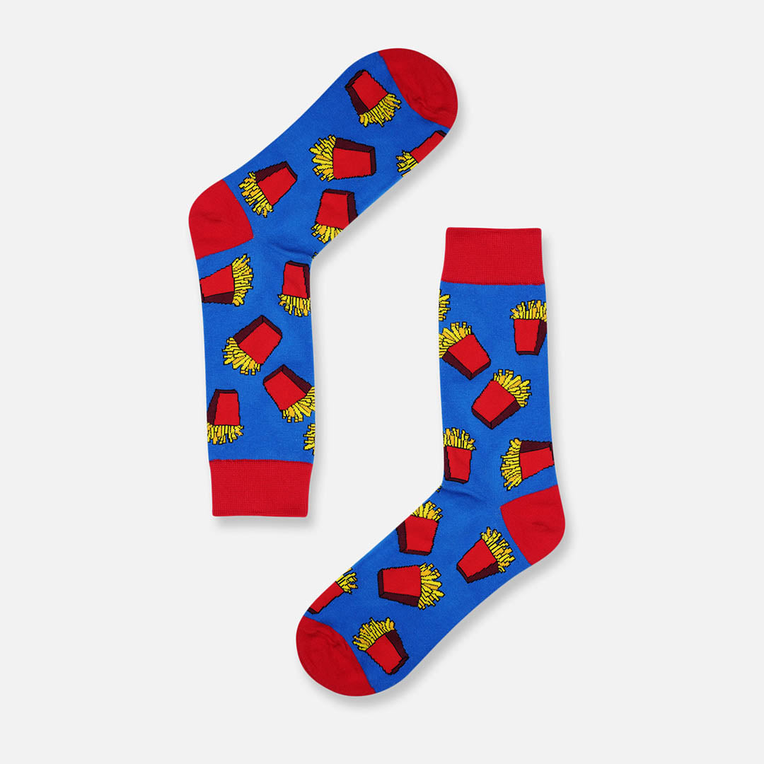 FRENCH FRIES CREW LENGTH SOCKS