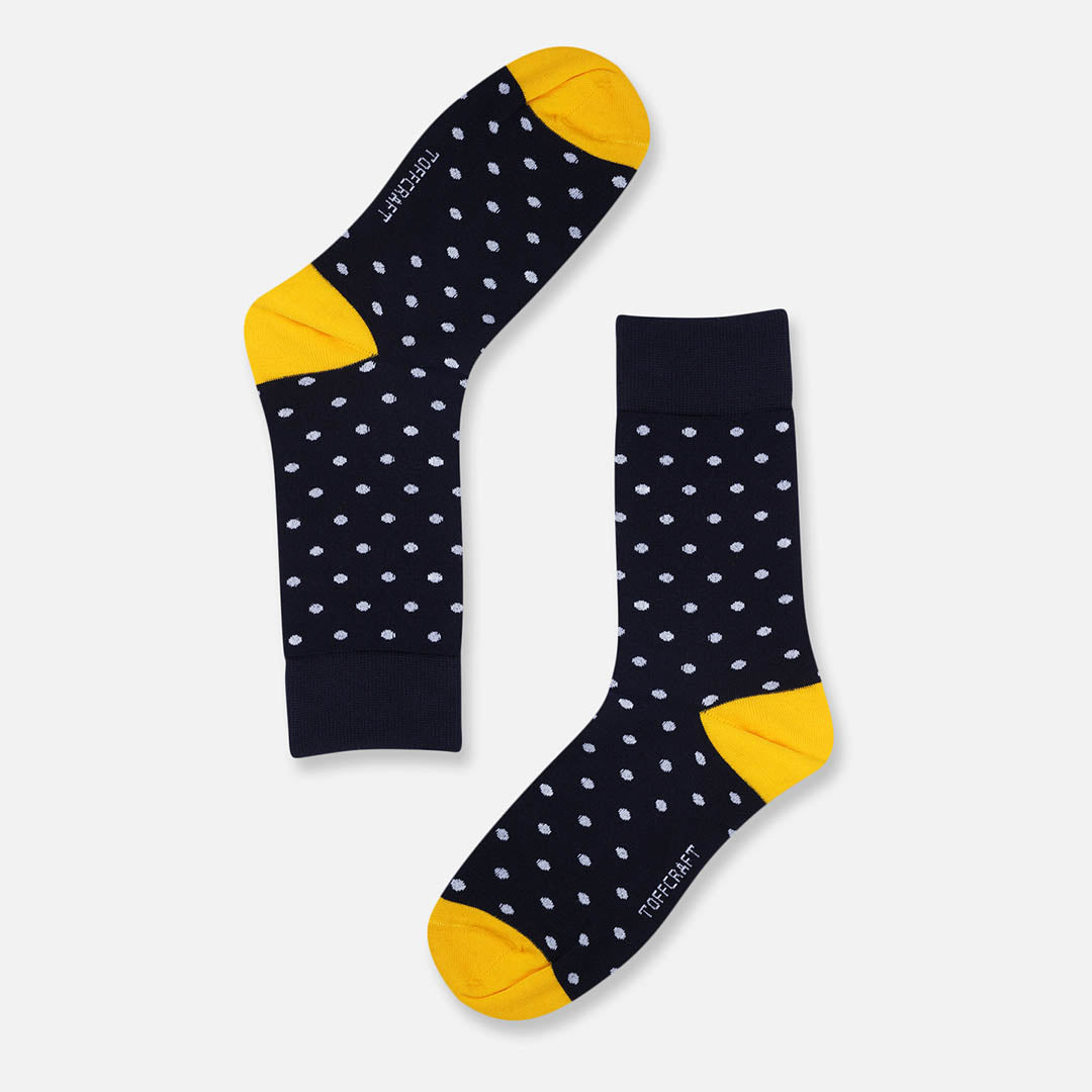 MUST POLKA CREW LENGTH SOCKS