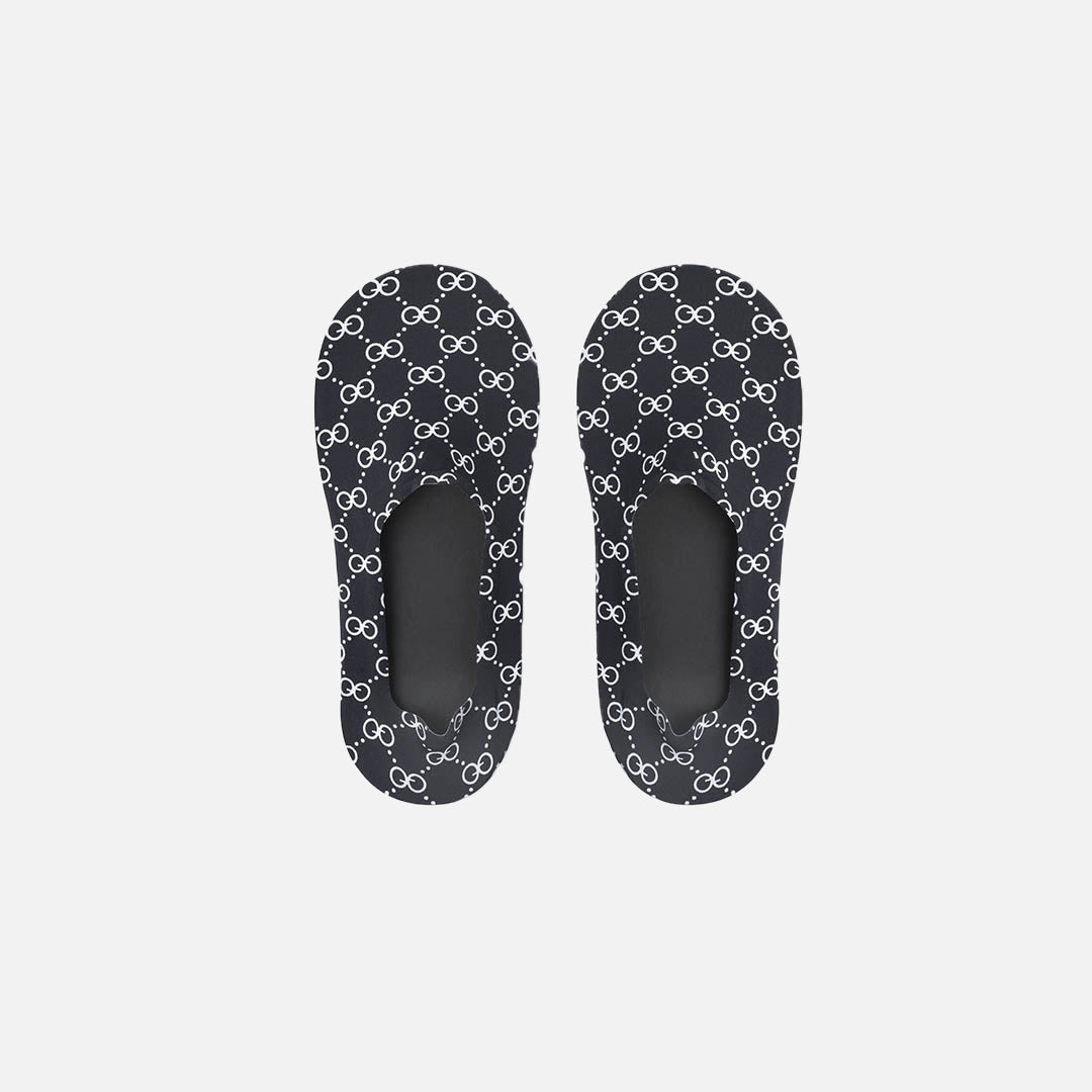 Maze Loafer Socks - Black