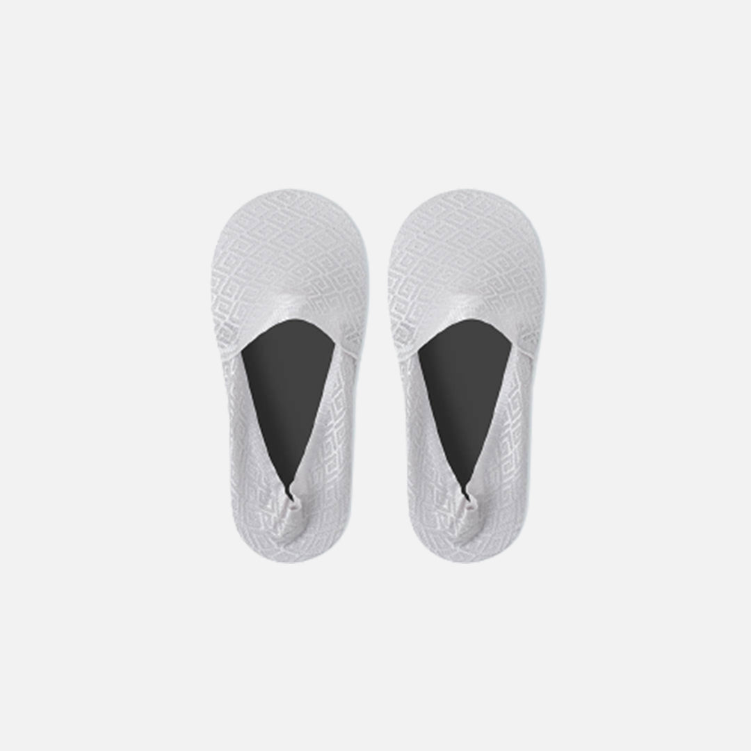 Kyoto Pearl Loafer Socks - Grey