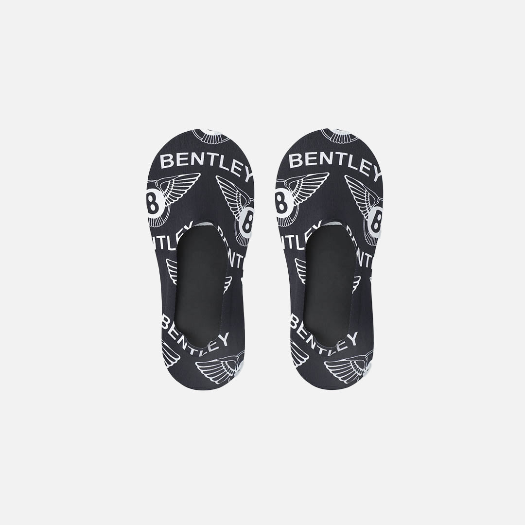 Oslo Bentley Art Loafer Socks - Black