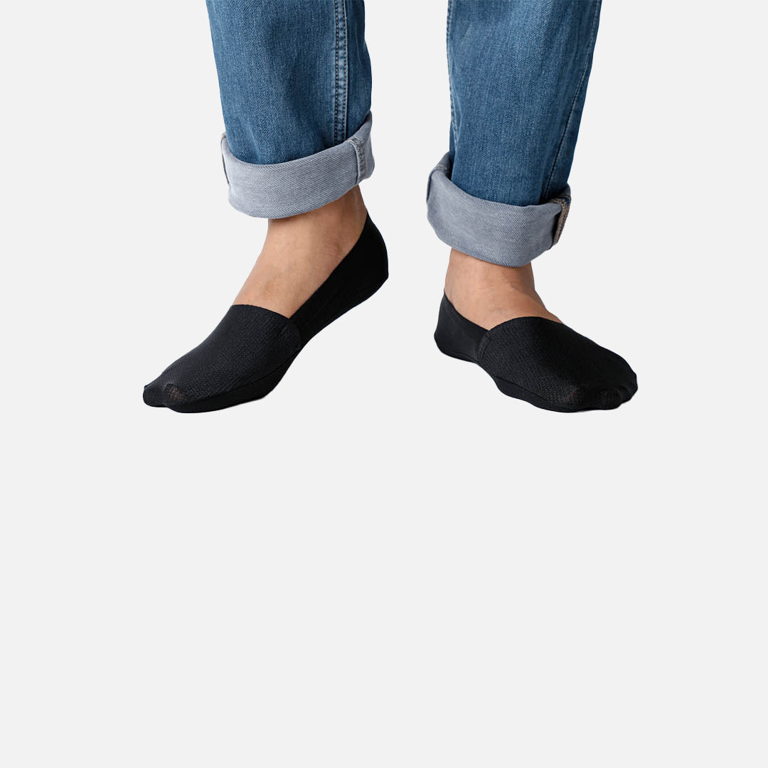 Lyon Tux Loafer Socks - Black