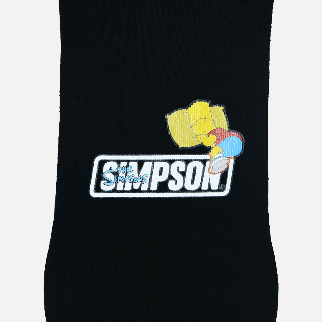 QUIRKY SOCKS - SIMPSONS BLK