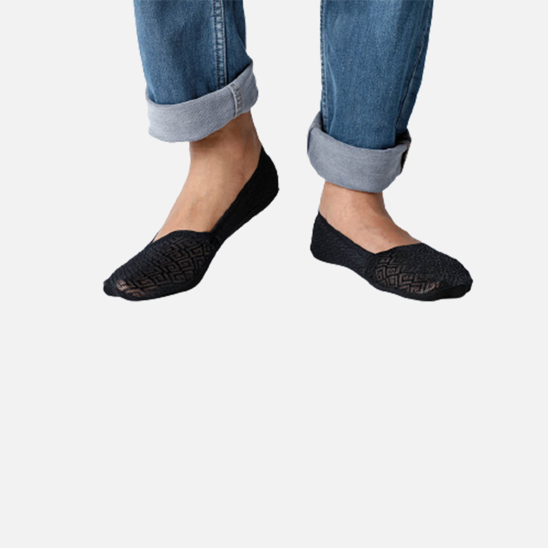 Kyoto Loafer Socks - Black