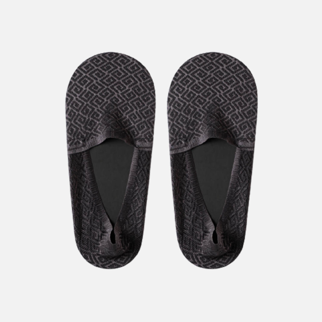 Kyoto Charcoal Loafer Socks
