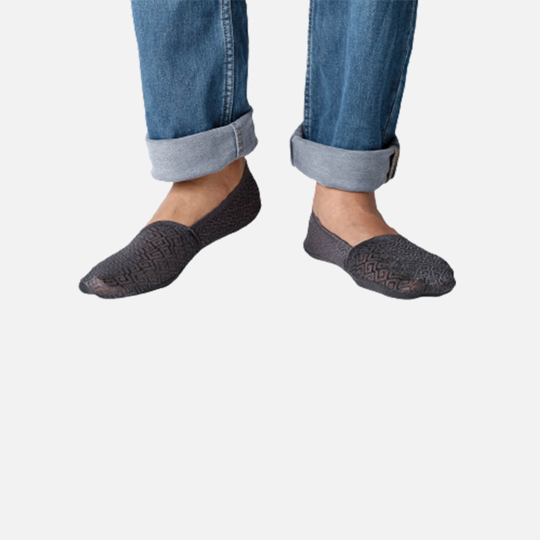 Kyoto Charcoal Loafer Socks