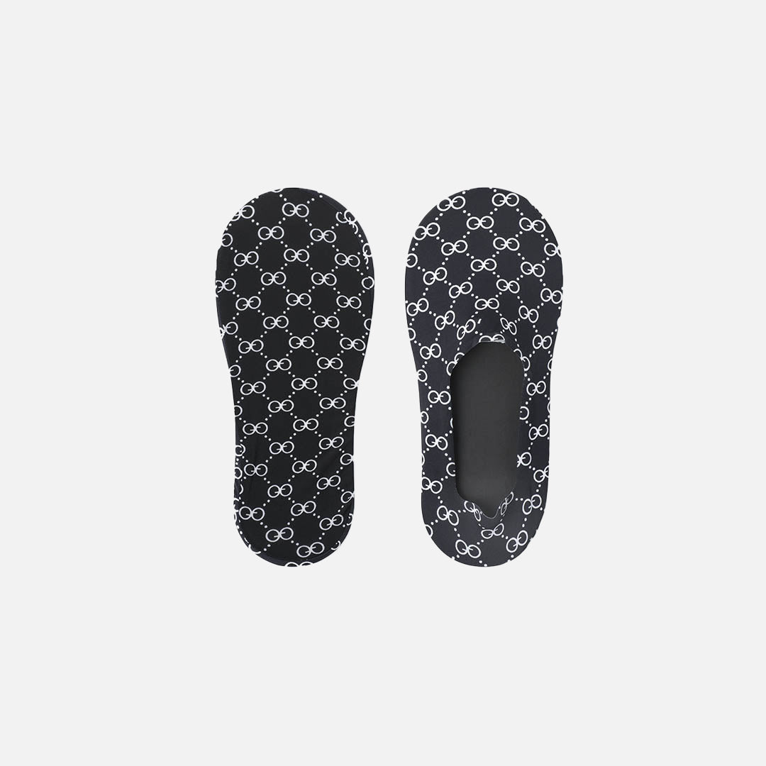 Maze Loafer Socks - Black