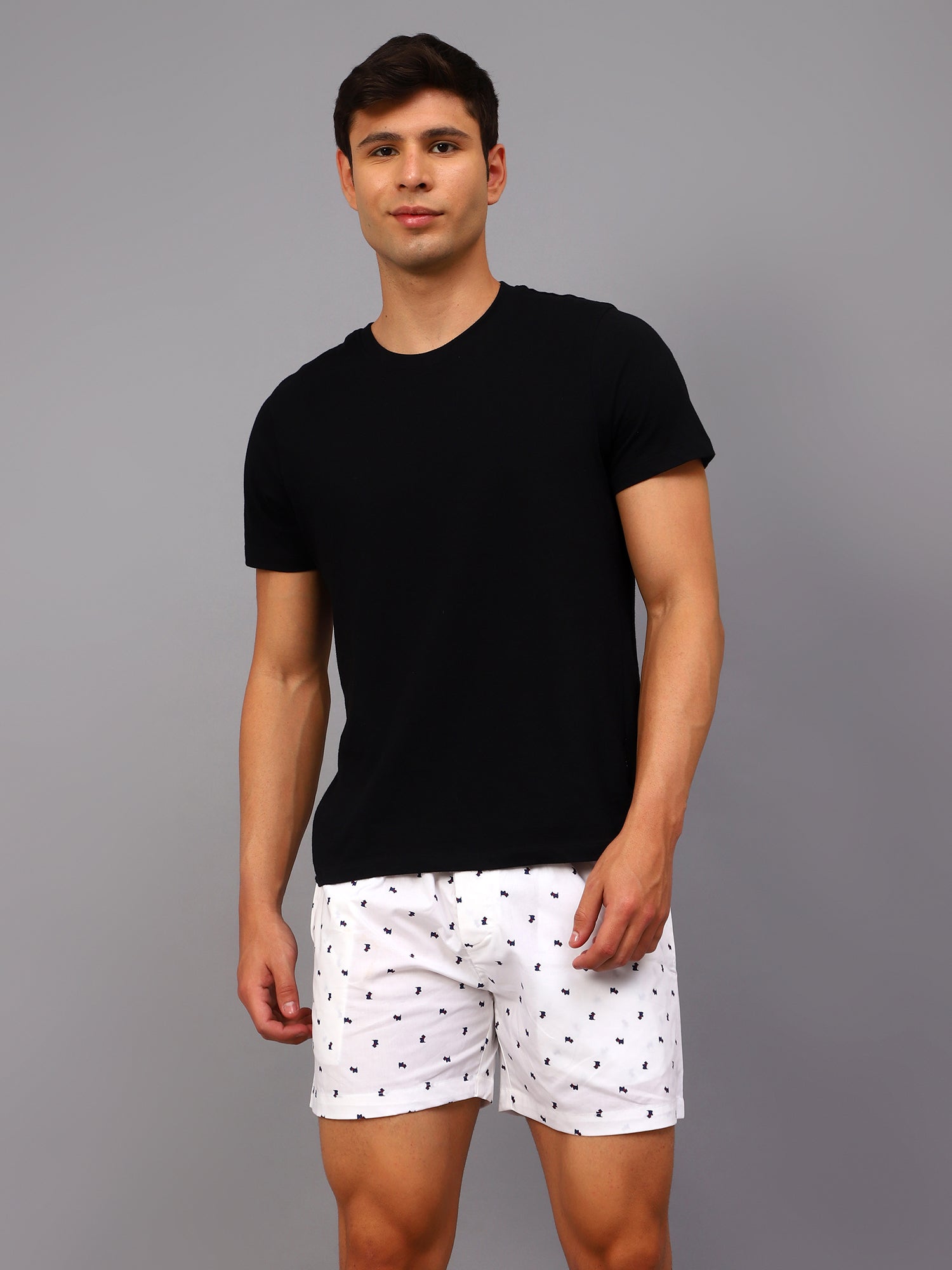 White Boxer Shorts
