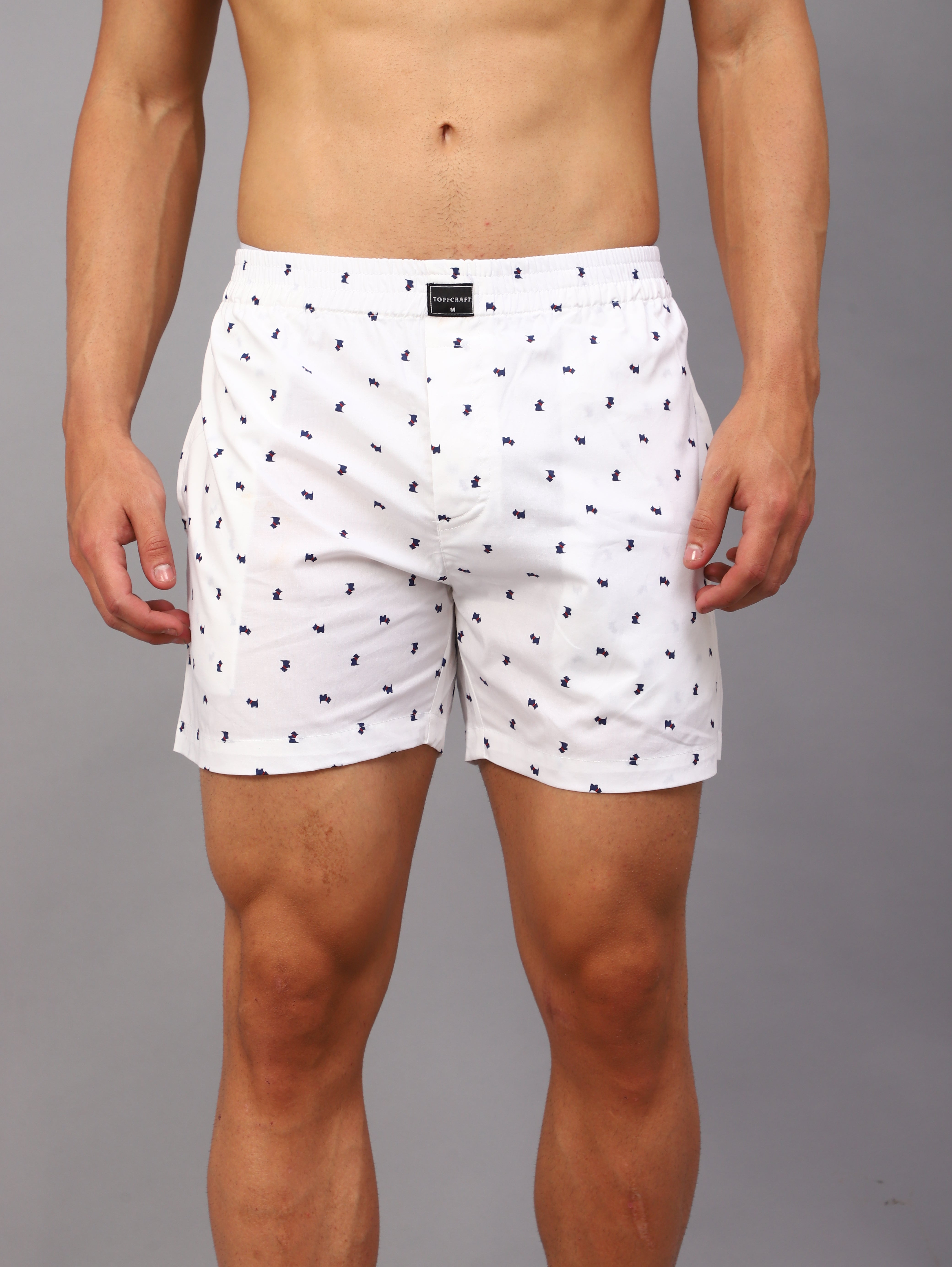 White Boxer Shorts